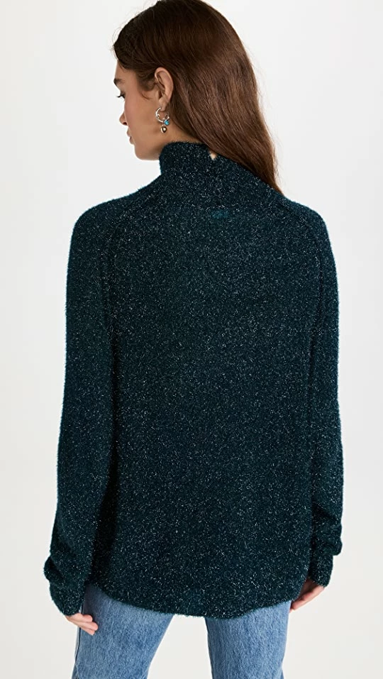 Acne Studios Knitwear Turtleneck Petrol Blue 4 Acne Studios Knitwear Turtleneck Petrol Blue - Image 2