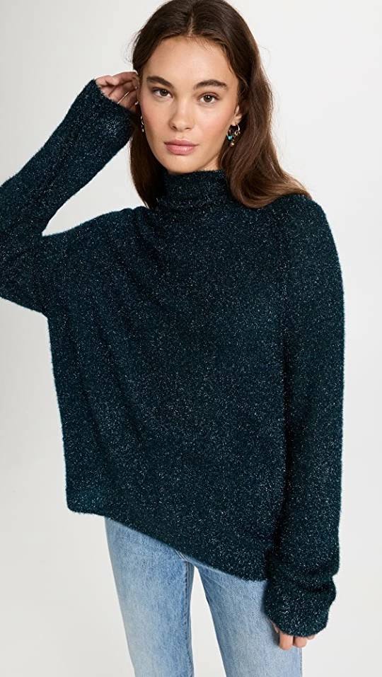 Acne Studios Knitwear Turtleneck Petrol Blue 3 Acne Studios Knitwear Turtleneck Petrol Blue