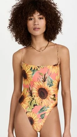 Agua Bendita Kali Sunshower One Piece Golden Yellow