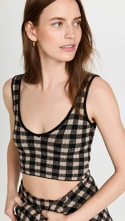 Altuzarra Argia Top Driftwood / Black