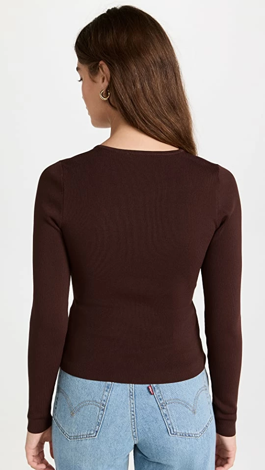 ASTR The Label Nella Top Chocolate 3 ASTR The Label Nella Top Chocolate - Image 2