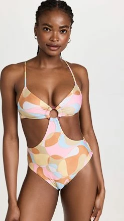 Beach Riot Kirsten One Piece Waikiki Wave