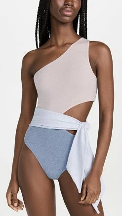 Beach Riot Carlie One Piece Swimsuit Frost