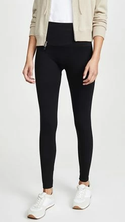 BLANQI Hipster Support Leggings Deepest Black