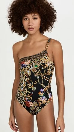 Camilla Single Shoulder One Piece Swimsuit A Night In The '90s