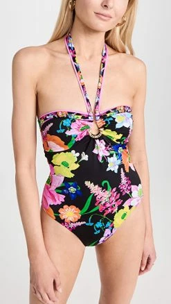 Camilla Bandeau One Piece With Ring Trim Away With The Fairies