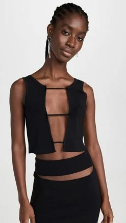 Christopher Esber Lattice Tank Black