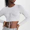 Christopher Esber Bustier Cropped Tie Knit Grey -Jonathan Simkhai Shop cesbe300911ad58 1663096757649 2 0. UX540 . QL90