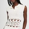 Christopher Esber Sleeveless Crochet Polo White -Jonathan Simkhai Shop cesbe301061c925 1661524788680 2 0. UX540 . QL90