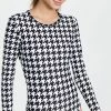 Cover Long Sleeve Rash Guard Swimsuit Houndstooth -Jonathan Simkhai Shop covee3005313496 1653413235357 2 0. UX540 . QL90