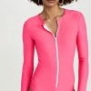 Cover Long Sleeve Rash Guard Swimsuit Neon Coral -Jonathan Simkhai Shop covee3006528245 1644858859789 2 0. UX540 . QL90