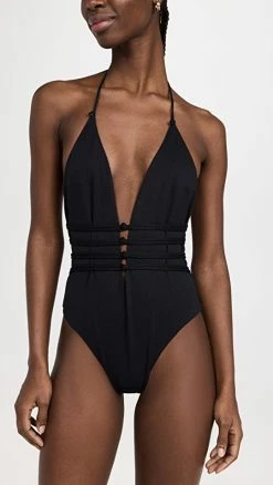 Devon Windsor Paris Full One Piece Textured Onyx