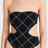 Devon Windsor Giselle Full-Piece Swimsuit Black Check 2 Devon Windsor Giselle Full-Piece Swimsuit Black Check -Jonathan Simkhai Shop devon301051ac4e 1670536986047 2 0. UX540 . QL90