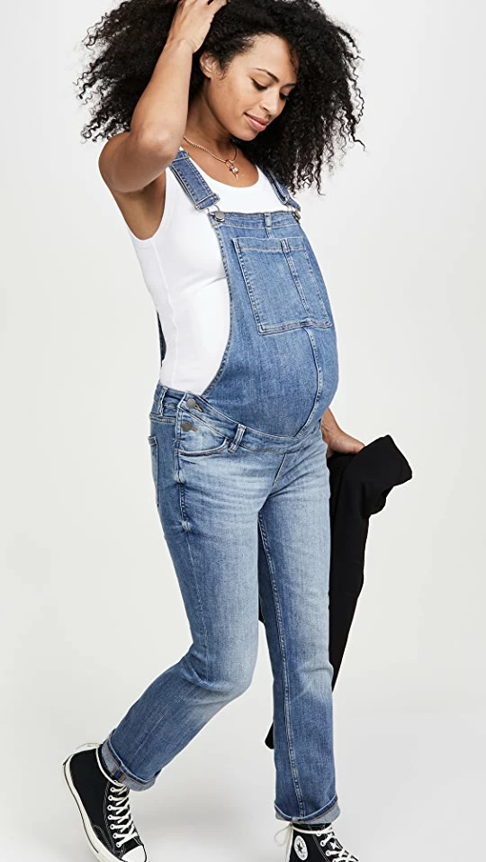 DL1961 Mara Straight Ankle Maternity Overalls Barrow 3 DL1961 Mara Straight Ankle Maternity Overalls Barrow