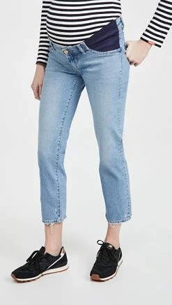 DL1961 Patti Straight Maternity Ankle Jeans Reef