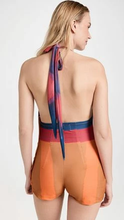 House Of Aama Swim One Piece Salt Water Print -Jonathan Simkhai Shop haama300221d942 1652290228865 2 0. UX540 . QL90