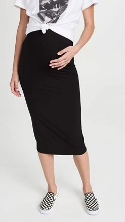 HATCH The Body Midi Skirt Black