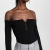Helmut Lang Off Shoulder Eyelet Top Black -Jonathan Simkhai Shop hlang421471cd2d 1662668443588 2 0. UX540 . QL90