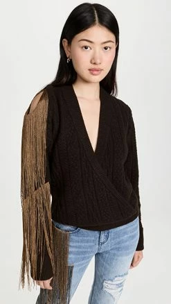 Hellessy Marvelle Sweater Chocolate