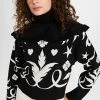 Hayley Menzies Belle Starr Merino Jacquard Sweater Black -Jonathan Simkhai Shop hmenz300311cd2d 1663089345978 2 0. UX540 . QL90