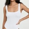 Hunza G SQUARE NECK SWIM - T ONE PIECE White