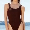 Hunza G Square Neck One Piece Metallic Chocolate -Jonathan Simkhai Shop hunza301321d415 1654884115434 2 0. UX540 . QL90