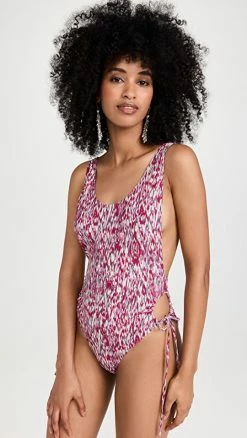 Isabel Marant Symi One Piece Raspberry