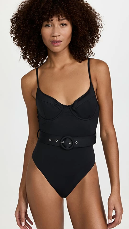 Jonathan Simkhai Noa Bustier One Piece Black 3 Jonathan Simkhai Noa Bustier One Piece Black