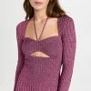 Jonathan Simkhai Alexia Compact Rib Sweater Mulberry Multi -Jonathan Simkhai Shop jondb3097911d9a 1661803093039 2 0. UX540 . QL90