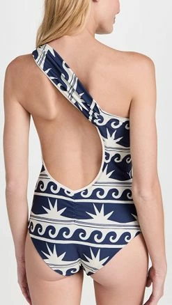 Johanna Ortiz Ocean Amulet One Piece Swimsuit Les Vagues Midnight/Ecru -Jonathan Simkhai Shop jorti301321dbbc 1660342733015 2 0. UX540 . QL90