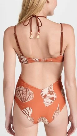 Johanna Ortiz Reef Discovery One Piece Swimsuit Bijoux Orange/Ecru -Jonathan Simkhai Shop jorti301371dbbe 1660341194866 2 0. UX540 . QL90