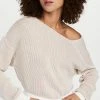 Line & Dot Favorite Off Shoulder Ribbed Sweater Ivory/Taupe -Jonathan Simkhai Shop lined2046232605 1626212345260 2 0. UX540 . QL90