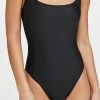 Madewell Second Wave Square-Neck Tank One-Piece Swimsuit True Black -Jonathan Simkhai Shop madew44920156dd q1 2 0. UX540 . QL90