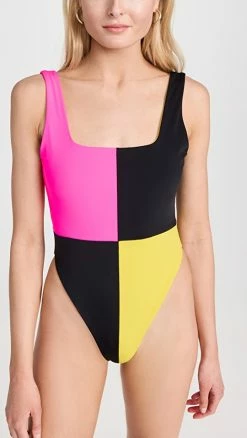 MARA HOFFMAN Idalia One Piece Black Multi