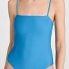 MIKOH Malta Square Neck High Leg One Piece Swimsuit Bermuda -Jonathan Simkhai Shop mikoh2085510342 1670449756057 2 0. UX540 . QL90
