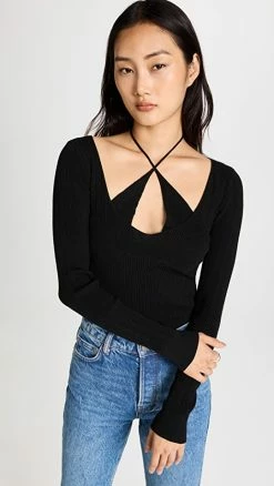 Moon River Top Black