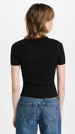 Nili Lotan Wells Lace Up Sweater Black -Jonathan Simkhai Shop nlota211581cd2d 1653512624962 2 0. UX540 . QL90