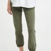 PAIGE Mayslie Maternity Joggers Vintage Ivy Green -Jonathan Simkhai Shop pdeni412661423c q1 2 0. UX540 . QL90