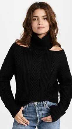 PAIGE Lorilee Sweater Black