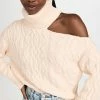 PAIGE Cable Knit Raundi Sweater Ivory -Jonathan Simkhai Shop pdeni414921a530 1660929499981 2 0. UX540 . QL90