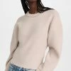 3.1 Phillip Lim Crew Neck Scallop Trim Pullover Taupe -Jonathan Simkhai Shop phlii2444711876 1662661588269 2 0. UX540 . QL90