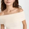 Pixie Market Popcorn Knit Off Shoulder Top Tofu -Jonathan Simkhai Shop pixie3000516093 1663876697298 2 0. UX540 . QL90