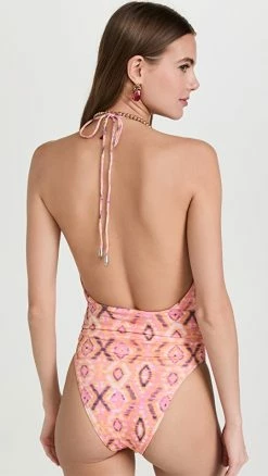 Ramy Brook Printed Annka One Piece Pink/Electric Orange -Jonathan Simkhai Shop ramyb313711d2d0 1649509926954 2 0. UX540 . QL90