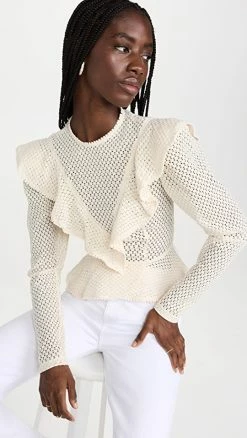 Sabina Musayev Shalev Top Ivory