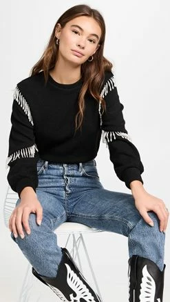 Saylor Martina Sweater Black