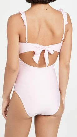 Solido Ruffle One Piece Champagne Pink -Jonathan Simkhai Shop slido3000978219 1620063365459 2 0. UX540 . QL90
