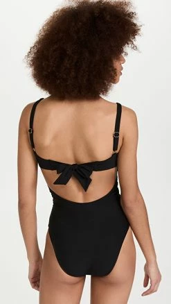 Solido Underwire Ruched One Piece Midnight -Jonathan Simkhai Shop slido3002512511 1648130028015 2 0. UX540 . QL90