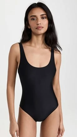 Solid & Striped THE ANNE-MARIE ONE PIECE Black