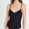 Solid & Striped The Spencer One Piece Blackout