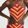 Solid & Striped The Cheyenne One Piece Swimsuit Hibiscus/Marmalade/Buttercup -Jonathan Simkhai Shop solid312141eb27 1669400421446 2 0. UX540 . QL90